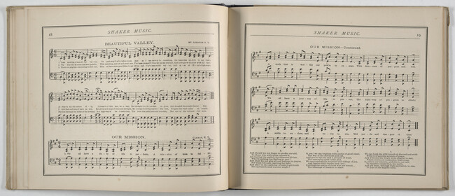 Alternate image #54 of Shaker Music: Inspirational Hymns and Melodies Illustrative of the Resurrection Life and Testimory of the Shakers,  Albany, N.Y.; Weed, Parsons and Company, Publishers, 1875  67 pages.