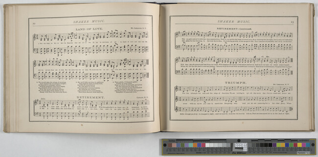 Alternate image #49 of Shaker Music: Inspirational Hymns and Melodies Illustrative of the Resurrection Life and Testimory of the Shakers,  Albany, N.Y.; Weed, Parsons and Company, Publishers, 1875  67 pages.