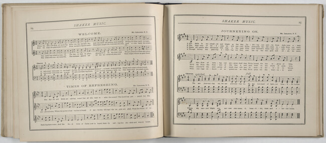 Alternate image #48 of Shaker Music: Inspirational Hymns and Melodies Illustrative of the Resurrection Life and Testimory of the Shakers,  Albany, N.Y.; Weed, Parsons and Company, Publishers, 1875  67 pages.