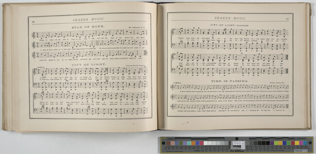 Alternate image #45 of Shaker Music: Inspirational Hymns and Melodies Illustrative of the Resurrection Life and Testimory of the Shakers,  Albany, N.Y.; Weed, Parsons and Company, Publishers, 1875  67 pages.