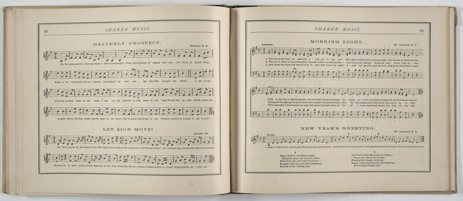 Alternate image #44 of Shaker Music: Inspirational Hymns and Melodies Illustrative of the Resurrection Life and Testimory of the Shakers,  Albany, N.Y.; Weed, Parsons and Company, Publishers, 1875  67 pages.