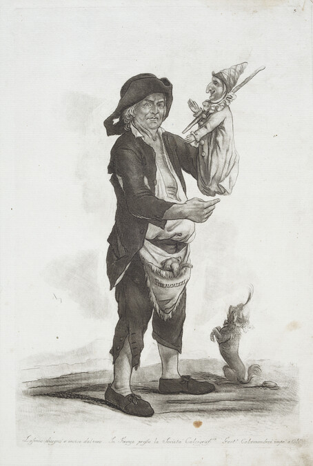 Pierannizzi (Puppeteer and Performer), from the suite of Florentine Street Characters