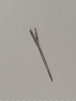 Miniature Needle or Distaff, part of Miniature Funerary Weaver's Kit