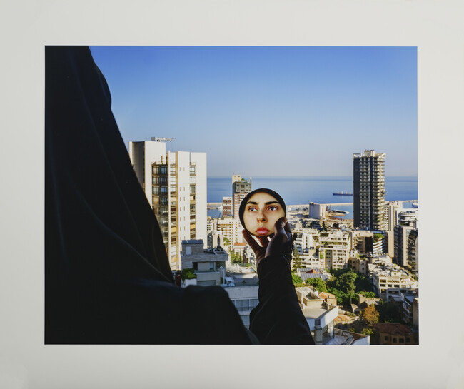 Alae (with the mirror), Beirut, Lebanon, from the SHE series