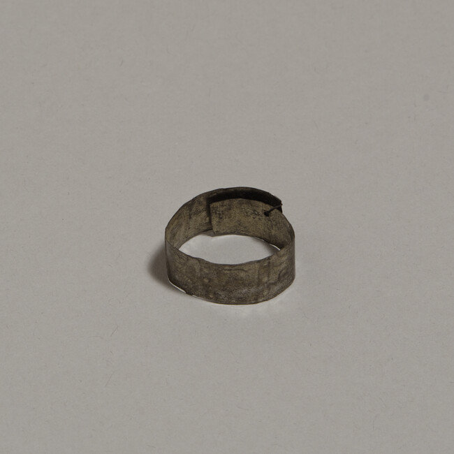 Silver Ring, part of Miniature Funerary Weaver's Kit