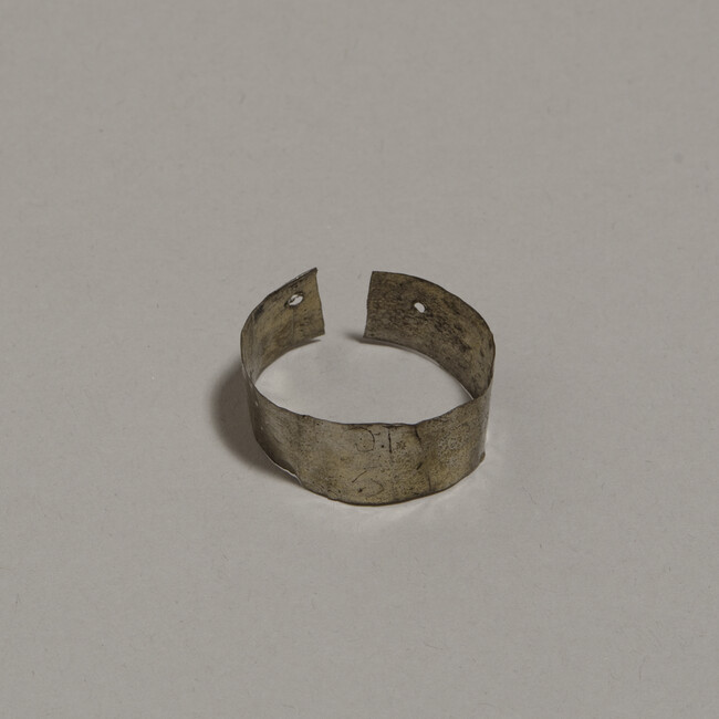 Silver Ring, part of Miniature Funerary Weaver's Kit