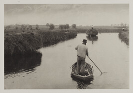 Quanting the Marsh Hay, plate XVI, from Life and Landscape on the Norfolk Broads