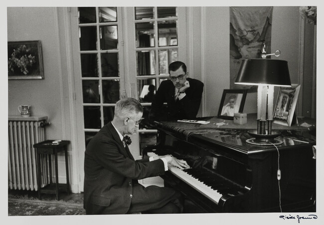 James Joyce at Piano with Son