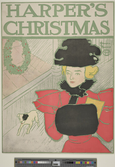 Alternate image #1 of Harper's Christmas (Woman in Fur Hat with Muff)