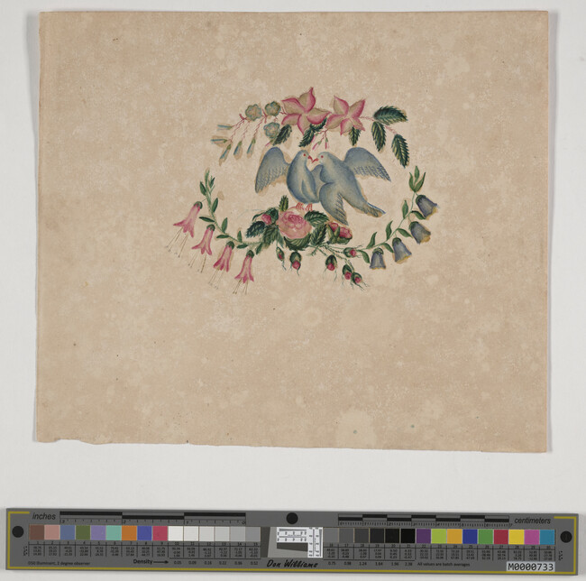 Alternate image #1 of Doves with floral wreath