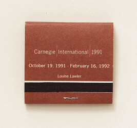 This Takes the Cake (one of three matchbooks produced for the work 