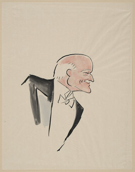 (Smiling Older Man in Tux) from a Portfolio of 21 Cartoons: 1933