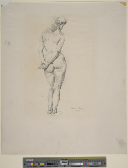 Alternate image #1 of Standing Female Nude (Rear View)
