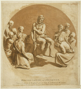 Hercule Gaulois, ou l'Eloquence du Recueil Crozat (The Gallic Hercules as Deity of Eloquence from the...