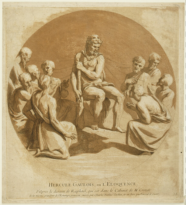 Hercule Gaulois, ou l'Eloquence du Recueil Crozat (The Gallic Hercules as Deity of Eloquence from the Cabinet Crozat)
