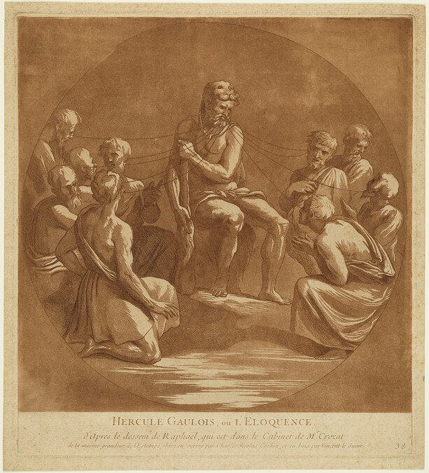 Hercule Gaulois, ou l'Eloquence du Recueil Crozat (The Gallic Hercules as Deity of Eloquence from the Cabinet Crozat)