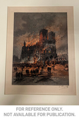 Untitled (The Burning or Destruction of Notre Dame)