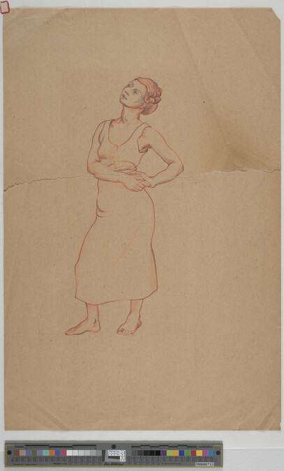 Alternate image #1 of Untitled (Standing Woman with Hand on Hip)