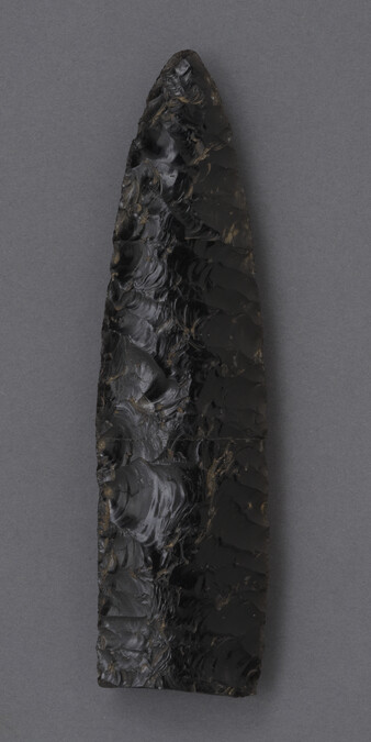 Obsidian blade fragment