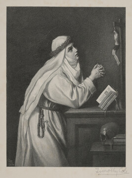 Saint Catherine in Prayer