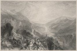 Heidelberg Castle in the Olden Time from the series The Turner Gallery
