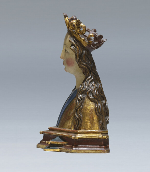 Alternate image #11 of Reliquary Bust of a Crowned Saint