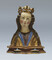 Alternate image #1 of Reliquary Bust of a Crowned Saint