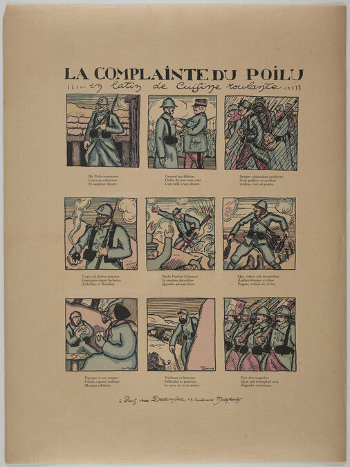 La Complainte du Poilu (Complaint of the Soldier)
