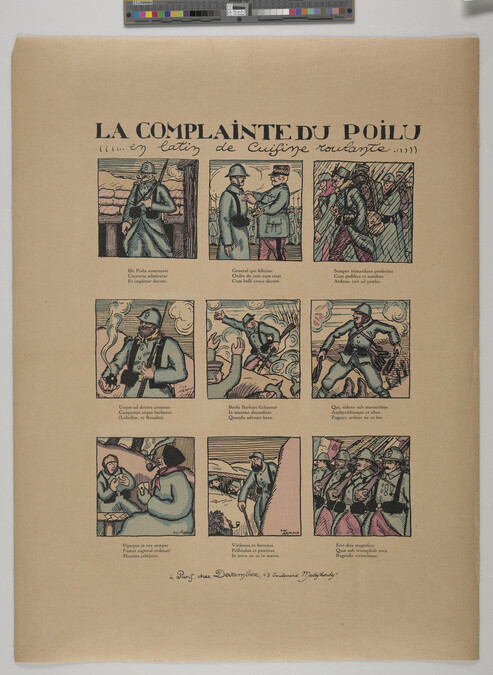 Alternate image #1 of La Complainte du Poilu (Complaint of the Soldier)