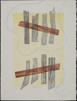 Two rivers, from the Portfolio of Prints 2011 (Two River Printmaking Studio, 10th Anniversary)