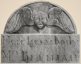 Gravestone:  Mrs. Bithiah Brigham, 1756, Marlboro cemetery