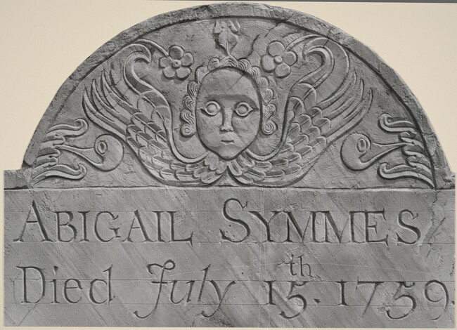 Gravestone: Abigail Symmes, 1759, Charlestown cemetery