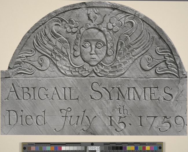 Alternate image #1 of Gravestone: Abigail Symmes, 1759, Charlestown cemetery