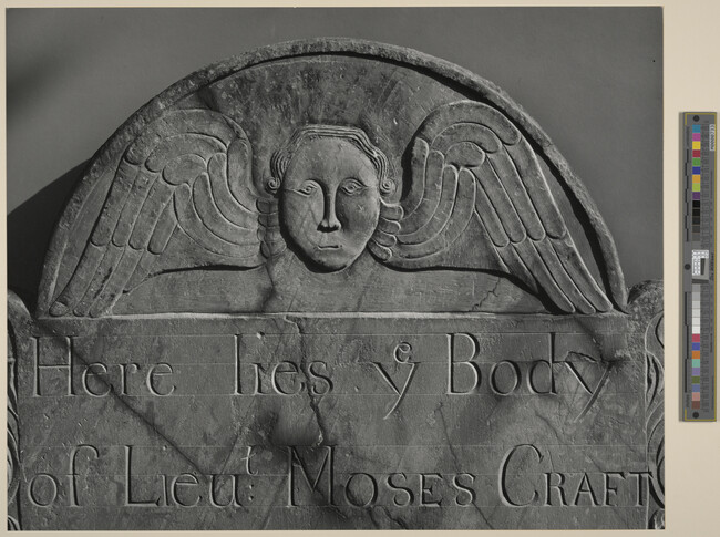 Alternate image #1 of Gravestone: Lt. Moses Craft, 1768, Newtow cemetery