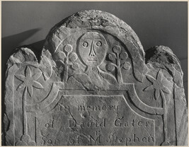 Gravestone:  David Gates, 1750, Rutland cemetery