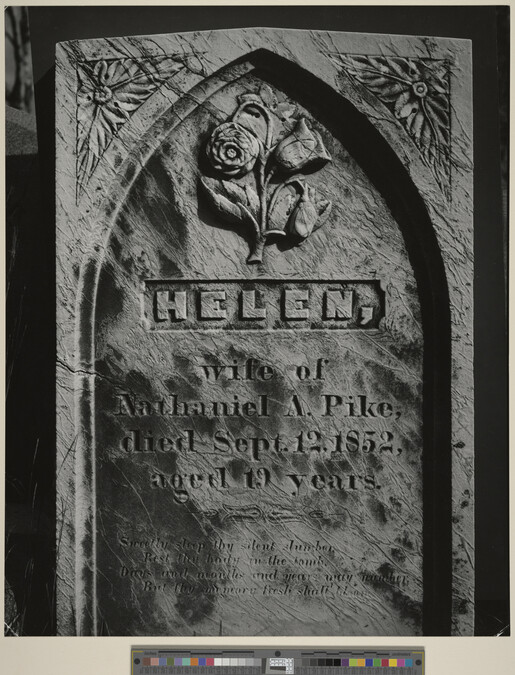 Alternate image #1 of Gravestone: Mrs. Helen Pike, 1852, Paxton cemetery