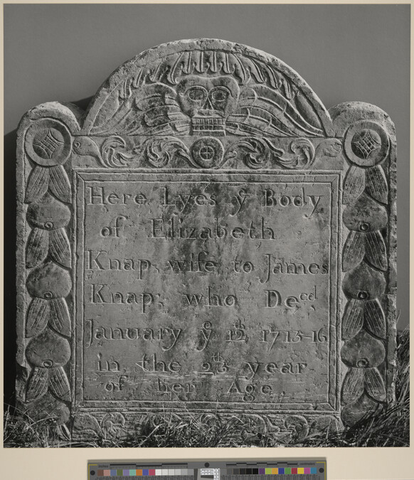 Alternate image #1 of Gravestone: Mrs. Elizabeth Knap, 1715, Watertown cemetery