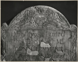Gravestone: John Clemment, 1769, Charlestown cemetery