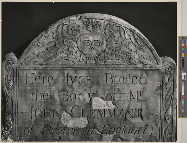 Alternate image #1 of Gravestone: John Clemment, 1769, Charlestown cemetery