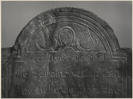 Gravestone: Capt. Paul How, 1789, Paxton cemetery