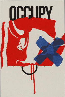 Occupy Blue X, from the Occuprint Sponsor Portfolio