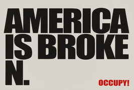 America is Broken, from the Occuprint Sponsor Portfolio