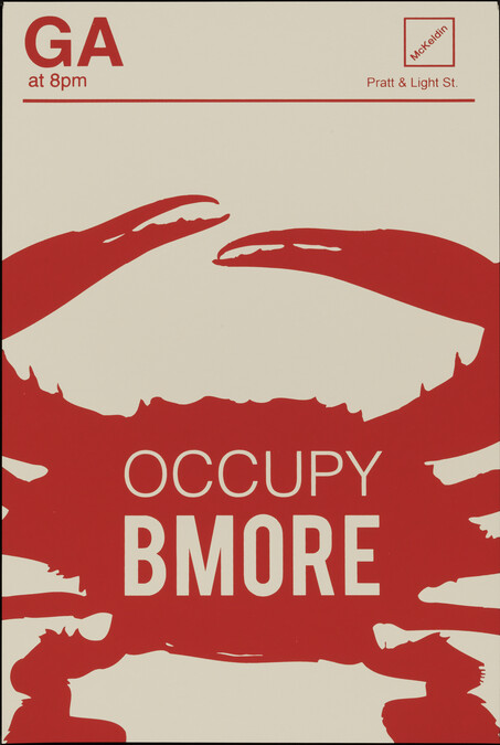 Occupy Baltimore, from the Occuprint Sponsor Portfolio