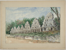 Uxmal: House of The Doves, from the portfolio Chichen Itza, Uxmal, and Quirigua