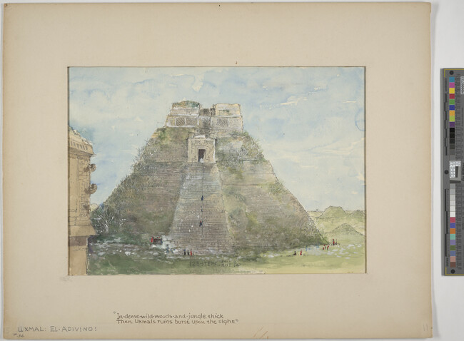 Alternate image #1 of Uxmal: El Adivino, from the portfolio Chichen Itza, Uxmal, and Quirigua