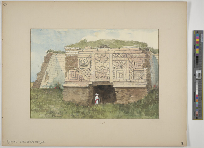 Alternate image #1 of Uxmal: Casa de la Monjas, from the portfolio Chichen Itza, Uxmal, and Quirigua