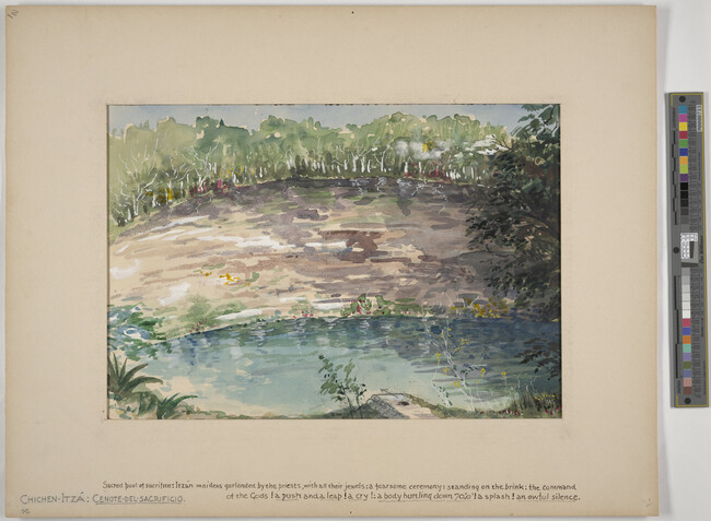 Alternate image #1 of Chichen Itza: Cenote del Sacrificio, from the portfolio Chichen Itza, Uxmal, and Quirigua