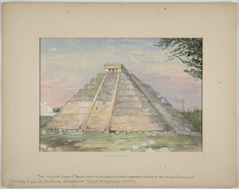 Chichen Itza: El Castillo, Temple of Kukulcan, from the portfolio Chichen Itza, Uxmal, and Quirigua