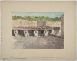 Chichen Itza: The Altar of Human Sacrifice, from the portfolio Chichen Itza, Uxmal, and Quirigua