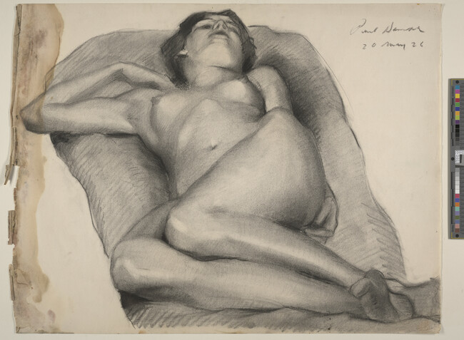 Alternate image #1 of Untitled (Sleeping Female Nude on Back)